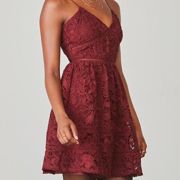 BB Dakota Sutton Dress Fit & Flare Lace Bu… - Picture 2 of 5